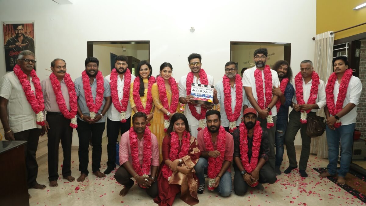 Actor Vishnu Vishal starrer Crime-thriller “A.A.R.Y.A.N” shooting starts with a Pooja