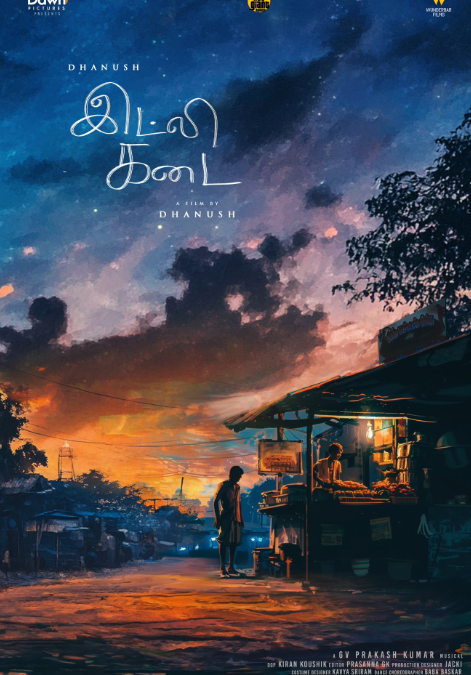 Dhanush Announces Fourth Directorial Venture Idli Kadai with Concept Poster